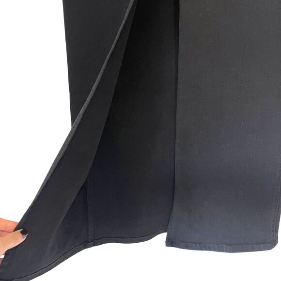 MOTHER NWT The Flagpole Demin Maxi Skirt in Black Size 28 - Picture 12 of 15